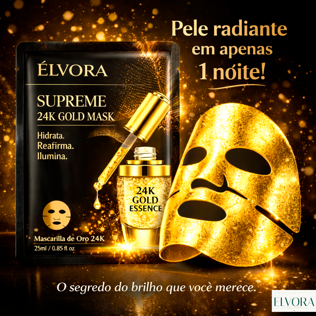 Mascarilla Facial Suprema Oro 24K ✨ Efecto Lifting Inmediato