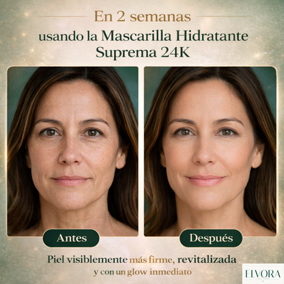 Mascarilla Facial Suprema Oro 24K ✨ Efecto Lifting Inmediato